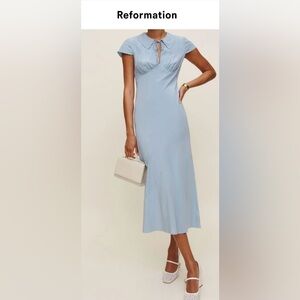 Reformation Sky Blue Maxi Dress